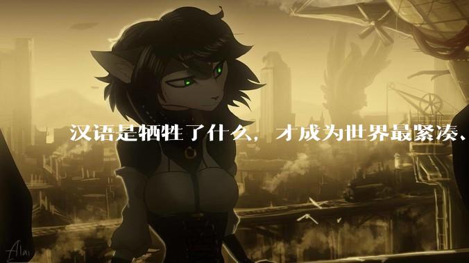 汉语是牺牲了什么，才成为世界最紧凑、最高效的语言？