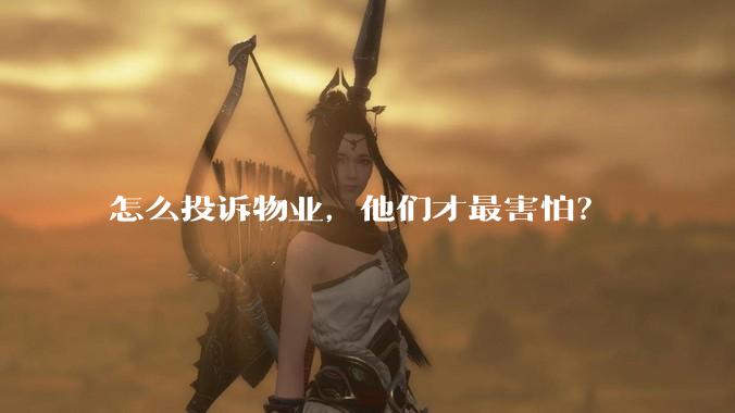 怎么投诉物业，他们才最害怕？